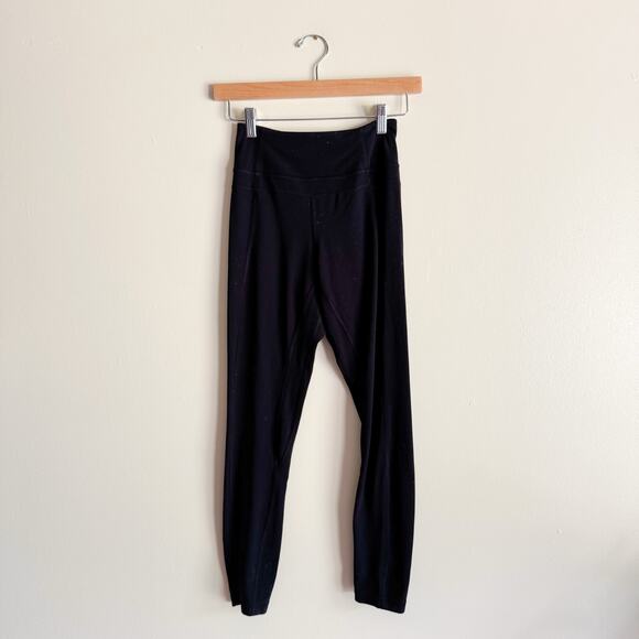 Lululemon Black Nulu Pushing Limit 7/8 Tight Leggings - Size 4 - Picture 2 of 9